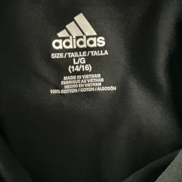 BOY’S ADIDAS LONG SLEEVE LIGHTWEIGHT HOODIE SIZE LARGE 14/16 - Picture 5 of 5